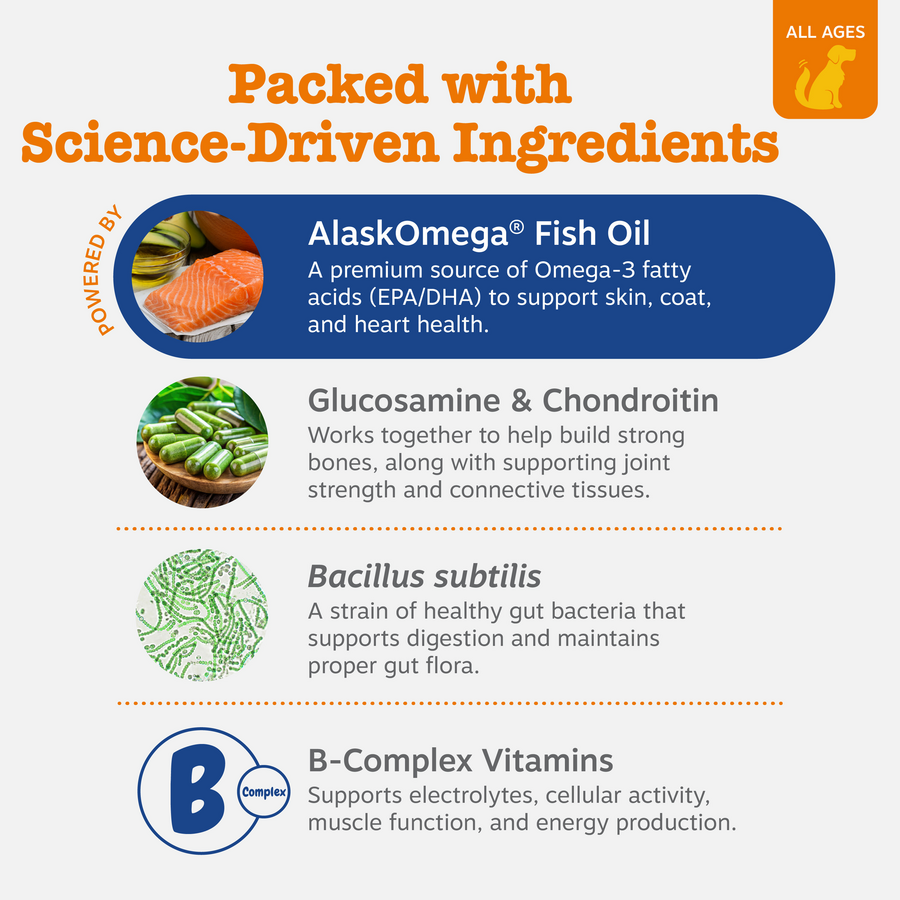 Pawlabs 8-in-1 Multivitamin Bites for Dogs