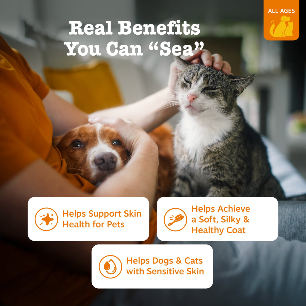 Pawlabs Wild Alaskan Omega-3 Blend Pollock + Salmon Oil
