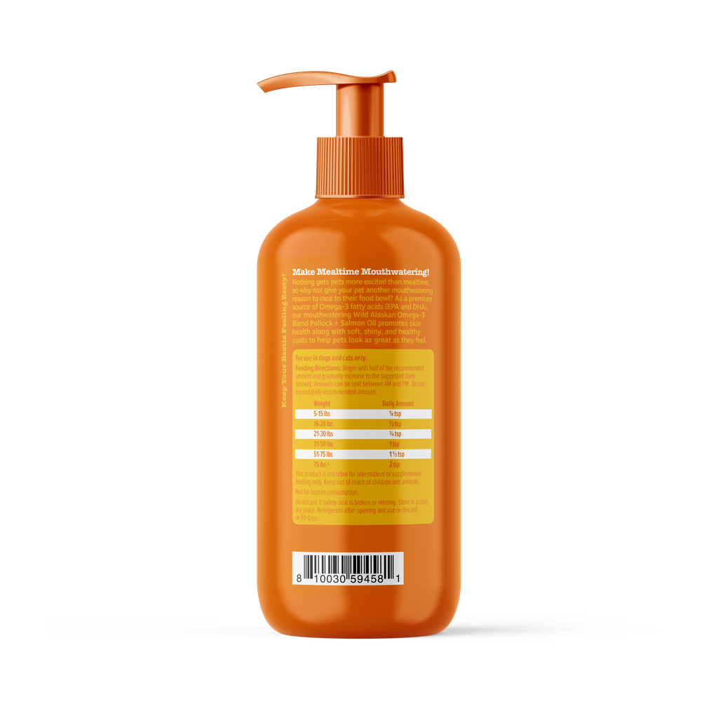 Pawlabs Wild Alaskan Omega-3 Blend Pollock + Salmon Oil