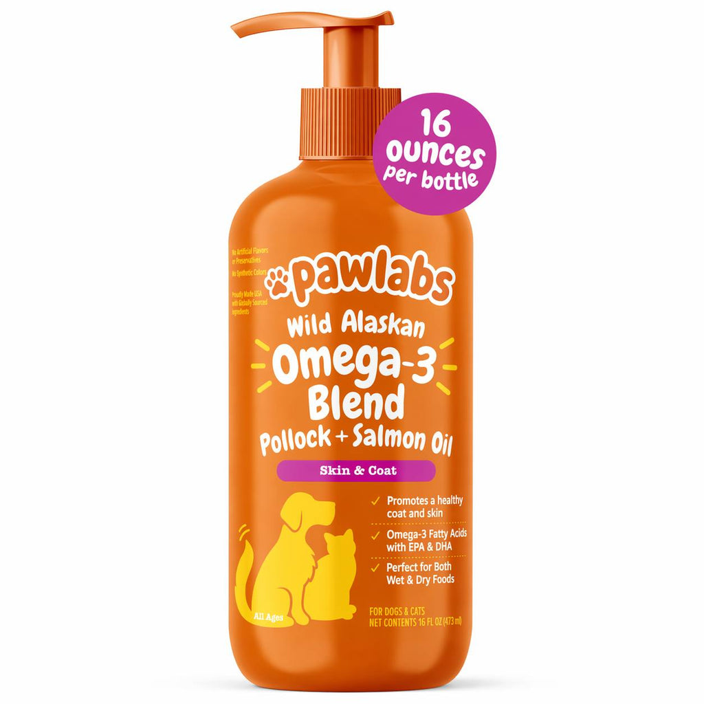 Pawlabs Wild Alaskan Omega-3 Blend Pollock + Salmon Oil